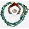 Certified Authentic 3 Strand Navajo .925 Sterling Silver 12kt Gold Filled Twisted Turquoise Native American Necklace 750130-101 Certified Authentic 3 Strand Navajo .925 Sterling Silver 12kt Gold Filled Twisted Turquoise Native American Necklace 750130-101