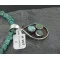 Handmade Navajo .925 Sterling Silver and Turquoise Native American Necklace 370922325029