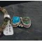 Handmade Navajo .925 Sterling Silver and Turquoise Native American Necklace 370892120126 Handmade Navajo .925 Sterling Silver and Turquoise Native American Necklace 370892120126