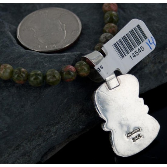Handmade Certified Authentic Navajo .925 Sterling Silver and Turquoise Native American Necklace 370892120126