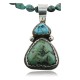 $490 Handmade Certified Authentic Navajo .925 Sterling Silver and Turquoise Native American Necklace 370970516300