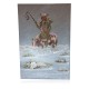 $490 Navajo Indian Winter Painted by Certified Authentic Acrylic Native American Painting  10783