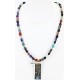 12kt Gold Filled and .925 Sterling Silver Handmade Rose Certified Authentic Navajo Turquoise Native American Necklace 390784295279