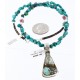 Handmade Certified Authentic Navajo .925 Sterling Silver Natural Turquoise Native American Necklace 390774805053