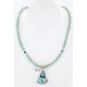 Handmade Certified Authentic Navajo .925 Sterling Silver and Turquoise Native American Necklace 390776626621