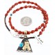12kt Gold Filled .925 Sterling Silver Handmade INDIAN TEEPEE Certified Authentic Navajo Turquoise Native American Necklace 371013394118