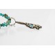 12kt Gold Filled and .925 Sterling Silver Handmade KOKOPELLI Certified Authentic Navajo Turquoise Native American Necklace 390792627137