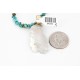 12kt Gold Filled and .925 Sterling Silver Handmade KOKOPELLI Certified Authentic Navajo Turquoise Native American Necklace 390792627137