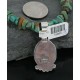 Handmade Certified Authentic Navajo .925 Sterling Silver Natural Turquoise Native American Necklace 390717087753