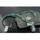 Handmade Certified Authentic Navajo .925 Sterling Silver Natural Turquoise Native American Necklace 390717087753