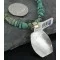 Handmade Navajo Turquoise Necklace with 12kt Gold Filled Flower