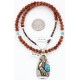 12kt Gold Filled and .925 Sterling Silver Handmade KOKOPELLI Certified Authentic Navajo Turquoise Native American Necklace 371045661855