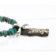 12kt Gold Filled and .925 Sterling Silver Handmade Butterfly Certified Authentic Navajo Turquoise Native American Necklace 371060572396
