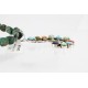 Petit Point Handmade Certified Authentic Zuni .925 Sterling Silver MULTICOLOR and Turquoise Native American Necklace 390786456391