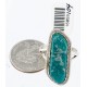 Handmade Certified Authentic Navajo .925 Sterling Silver Natural Turquoise Native American Ring  390837176495