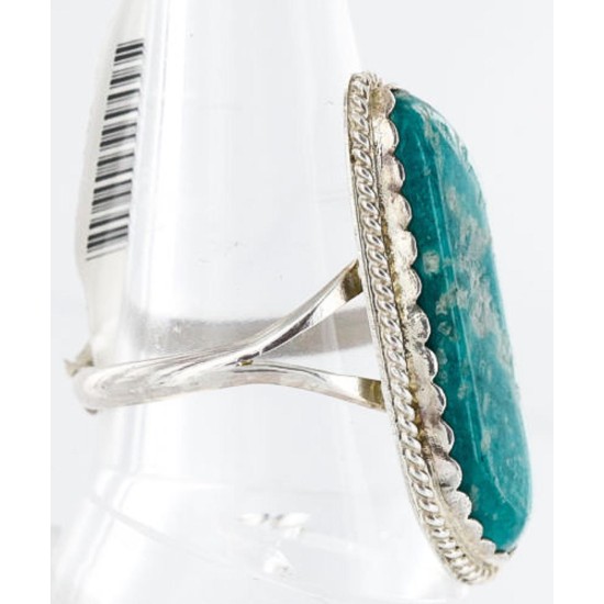Handmade Certified Authentic Navajo .925 Sterling Silver Natural Turquoise Native American Ring  390837176495