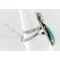 Handmade Navajo .925 Sterling Silver Turquoise Native American Ring 371060814636