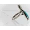 Handmade Navajo .925 Sterling Silver Turquoise Native American Ring 371060814636
