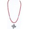 Petit Point Handmade Certified Authentic Zuni .925 Sterling Silver MULTICOLOR and Turquoise Native American Necklace 371016914571