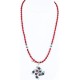 Petit Point Handmade Certified Authentic Zuni .925 Sterling Silver MULTICOLOR and Turquoise Native American Necklace 371016914571