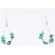 Certified Authentic Navajo .925 Sterling Silver Hooks and Turquoise Native American Earrings 371040194723