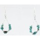 Certified Authentic Navajo .925 Sterling Silver Hooks Natural Turquoise Native American Earrings 371054494253
