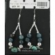Certified Authentic Navajo .925 Sterling Silver Hooks Natural Turquoise Quartz Native American Earrings 390727328599