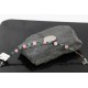 Certified Authentic Navajo .925 Sterling Silver Natural Turquoise and Native American Pink Quartz Bracelet 390742423467