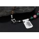 Certified Authentic Navajo .925 Sterling Silver Natural Turquoise and Native American Pink Quartz Bracelet 390742423467