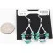 Navajo .925 Sterling Silver Hooks and Turquoise Native American Earrings 371041109620 Navajo .925 Sterling Silver Hooks and Turquoise Native American Earrings 371041109620