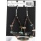 Navajo .925 Sterling Silver Hooks Natural AJAX and Turquoise Native American Earrings 371001774076 Navajo .925 Sterling Silver Hooks Natural AJAX and Turquoise Native American Earrings 371001774076