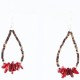 Certified Authentic Navajo .925 Sterling Silver Hooks Natural Coral and Traditional Heishi Native American Earrings 390755545306