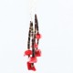 Certified Authentic Navajo .925 Sterling Silver Hooks Natural Coral Traditional Heishi Native American Earrings 390757170941