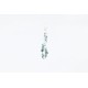 Certified Authentic Navajo .925 Sterling Silver Hooks Natural Turquoise Native American Earrings 371051294270