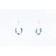 Certified Authentic Navajo .925 Sterling Silver Hooks Natural Turquoise Native American Earrings 371051294270