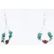 Navajo .925 Sterling Silver Hooks Natural Turquoise Jasper Native American Earrings 390815395932 Navajo .925 Sterling Silver Hooks Natural Turquoise Jasper Native American Earrings 390815395932