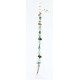 Certified Authentic Navajo .925 Sterling Silver Turquoise and GASPEITE Native American Bracelet 371009395020