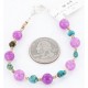 Certified Authentic Navajo .925 Sterling Silver Turquoise and PURPLE AGATE Native American Bracelet 371019613728 Certified Authentic Navajo .925 Sterling Silver Turquoise and PURPLE AGATE Native American Bracelet 371019613728
