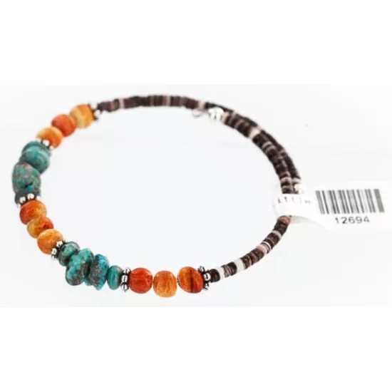 Navajo Navajo Turquoise and JASPER Native American WRAP Bracelet 371071629314 Navajo Navajo Turquoise and JASPER Native American WRAP Bracelet 371071629314