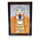 $800 Apache Painted by Certified Authentic Acrylic Flames of Gopher Springs Native American Painting  10784-101