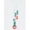 Navajo .925 Sterling Silver Hooks Natural Turquoise Spiny Oyster Native American Earrings 390815295438