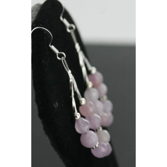 Navajo .925 Sterling Silver Hooks Natural Pink Quartz Earring Native American Earrings 370964332696 Navajo .925 Sterling Silver Hooks Natural Pink Quartz Earring Native American Earrings 370964332696