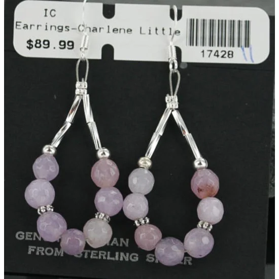 Navajo .925 Sterling Silver Hooks Natural Pink Quartz Earring Native American Earrings 370964332696 Navajo .925 Sterling Silver Hooks Natural Pink Quartz Earring Native American Earrings 370964332696