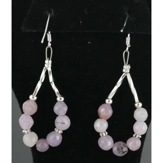 Navajo .925 Sterling Silver Hooks Natural Pink Quartz Earring Native American Earrings 370964332696 Navajo .925 Sterling Silver Hooks Natural Pink Quartz Earring Native American Earrings 370964332696