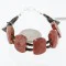 Navajo .925 Sterling Silver Natural GoldStone and Turquoise Native American Bracelet 370999011306 Navajo .925 Sterling Silver Natural GoldStone and Turquoise Native American Bracelet 370999011306