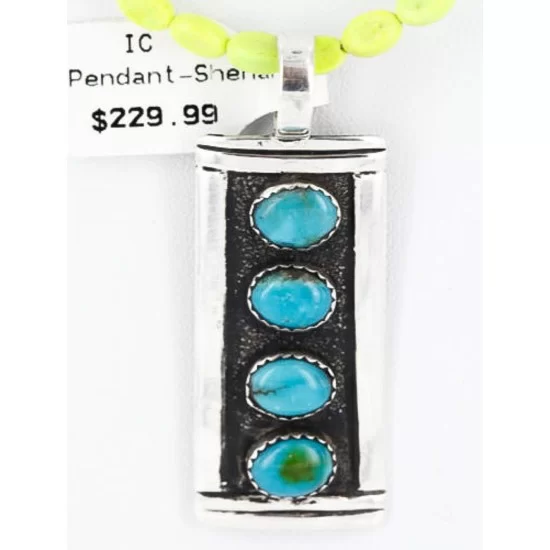 .925 Sterling Silver Handmade Navajo Turquoise Necklace 390783971748 .925 Sterling Silver Handmade Navajo Turquoise Necklace 390783971748