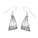 .925 Starling Silver Certified Authentic Handmade Navajo Native American Earrings  27261-10