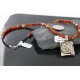 .925 Sterling Silver and 12kt Gold Filled Handmade Bear Certified Authentic Navajo Spiny Oyster Native American Necklace 370979828334