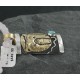 .925 Sterling Silver and 12kt Gold Filled Handmade Bear Certified Authentic Navajo Turquoise Native American Necklace 370919117029