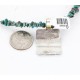 .925 Sterling Silver and 12kt Gold Filled Handmade Bear Certified Authentic Navajo Turquoise Native American Necklace 371060618375